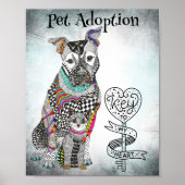 Adoption von Hunden und Katzen Poster (Vorne)