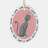Adoption Weihnachten Keramikornament (Rechts)