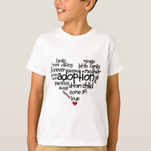 Adoption-Wörter T-Shirt