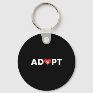 Adoption zur Rettung von Tieren Schlüsselanhänger
