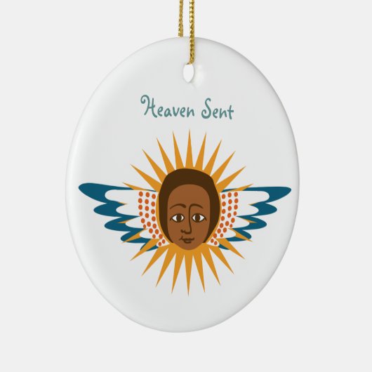 Adoptions-Engels-Verzierung Keramik Ornament (Rechts)