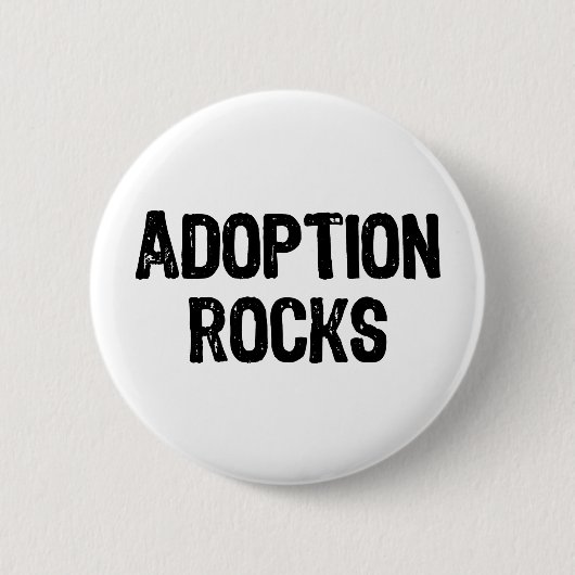 Adoptions-Felsen Button (Vorderseite)