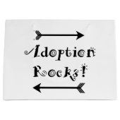 Adoptions-Felsen! Große Geschenktüte (Vorderseite)