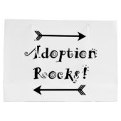 Adoptions-Felsen! Große Geschenktüte (Rückseite)