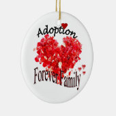 Adoptions-für immer Familien-Verzierung Keramik Ornament (Rechts)