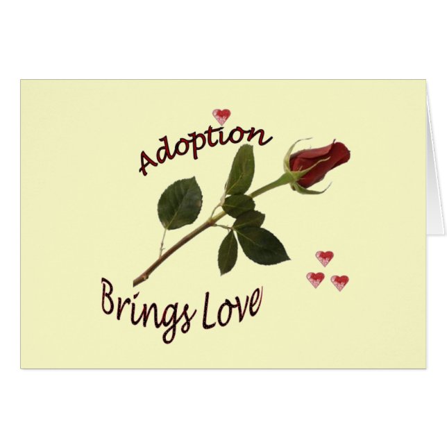 Adoptions-Karte (Vorderseite (Horizontal))