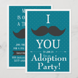Adoptions-Party-moderne Einladung