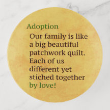 Adoptions-Patchwork der Liebe - Familien-Geschenk