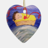 Adoptions-rote Faden-Verzierung Keramik Ornament (Rechts)