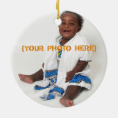 Adoptions-Storch-Afrika-Verzierung Keramikornament (Hinten)