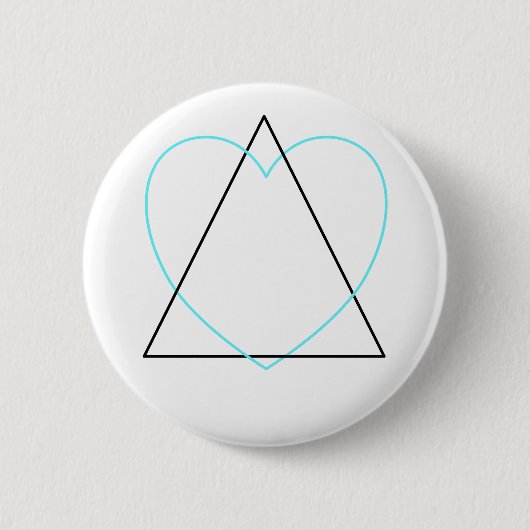Adoptions-Symbol-Knopf Button (Vorderseite)