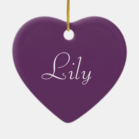 Adoptions-Verzierung Keramik Ornament (Hinten)