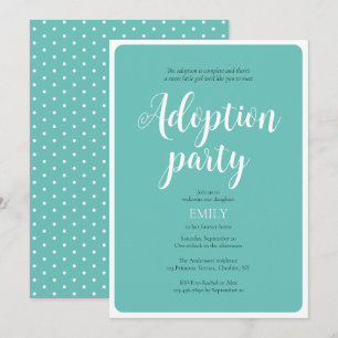 Adoptionsankündigung Party-Einladung Einladung