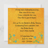 Adoptionsduscheneinladung Einladung (Rückseite)