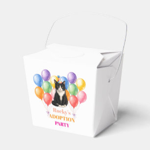 Adoptionsfeier Gotcha-Tag Anzugkatze Haustier Geschenkschachtel