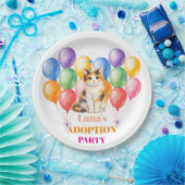 Adoptionsfeier Gotcha-Tag Dreifarbenkatze Haustier Pappteller (Party)