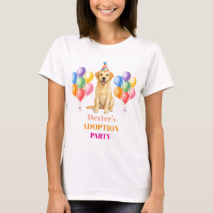 Adoptionsfeier Gotcha-Tag Labrador Hund Haustier T-Shirt