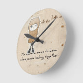 Adoptionsgeschenke Runde Wanduhr (Winkel)