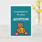 Adoptionsglückwunschgrüße Karte (Gelbe Blume)