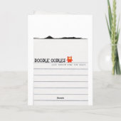 Adoptionsgrußkarte Karte (Rückseite)