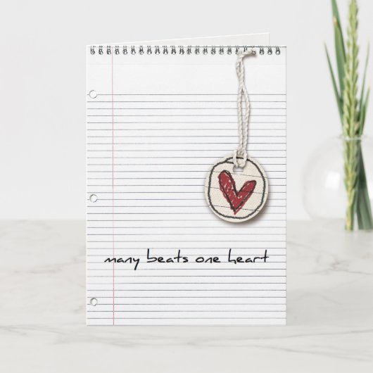 Adoptionsgrußkarte Karte (Vorderseite)