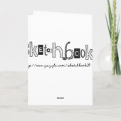 Adoptionsgrußkarte Karte (Rückseite)