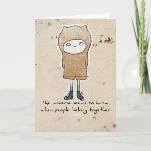 Adoptionsgrußkarte Karte (Vorderseite)