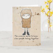 Adoptionsgrußkarte Karte (Gelbe Blume)