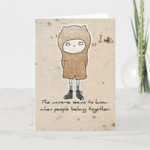 Adoptionsgrußkarte Karte