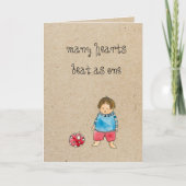 Adoptionsgrußkarte Karte (Vorderseite)