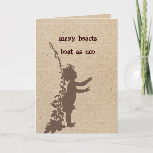 Adoptionsgrußkarte Karte (Vorderseite)