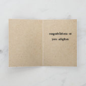 Adoptionsgrußkarte Karte (Innenseite)