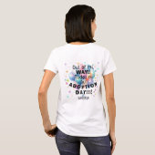 Adoptionstag T-Shirt (Schwarz voll)