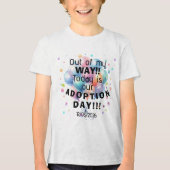 Adoptionstag Tri-Blend shirt (Vorderseite)
