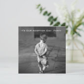 AdoptionstagesParty Einladung (Stehend Vorderseite)