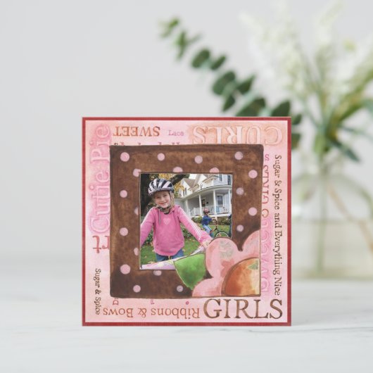 AdoptionstagesParty Einladung (Stehend Vorderseite)