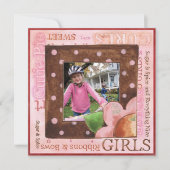 AdoptionstagesParty Einladung (Vorderseite)