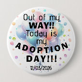 Adoptionstags-Button Button (Vorderseite)