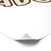 Adora-Bao Niedlich Kawaii Bao Dumpling Pun Lover Poster (Ecke)