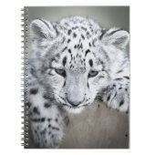 Adorabe Snow Leopard Cub Notebook Notizblock (Vorderseite)