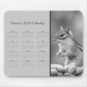 AdorablChipmunk: Benutzerdefinierter Kalender für Mousepad
