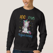 Adorable 100 Days of Magical Learning School Unico Sweatshirt (Vorderseite)