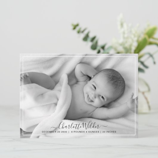 Adorable 2 Foto Baby (Stehend Vorderseite)