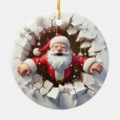 Adorable 3d Weihnachtszeit Keramik Ornament (Hinten)