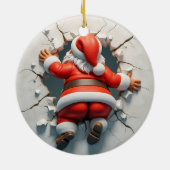 Adorable 3d Weihnachtszeit Keramik Ornament (Hinten)