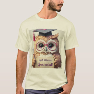 Adorable Abschluss Owl - Schau, wer studiert hat! T-Shirt