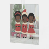 Adorable afrikanische Weihnachtsschmuck (Vorderseite links)