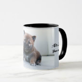 Adorable Akita Welpenhund, Kaffeetasse (VorderseiteRechts)