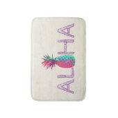 Adorable Aloha Hawaiian Ananas Badematte (Vorderseite Vertikal)
