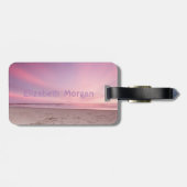 Adorable Aloha Hawaiian Ananas, Beach Sunset Gepäckanhänger (Rückseite horizontal)